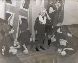 32nd: First Aid class, 32nd Vancouver Scout Troop, Canada