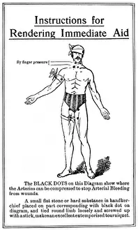 Maclure: First Aid instructions, WW1