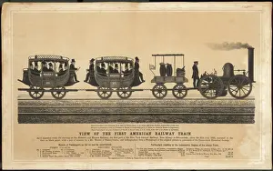 Schenectady: FIRST AMERICAN TRAIN