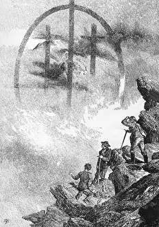 Survivors: First ascent of the Matterhorn, 1865
