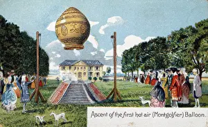 1783: First ascent of Mongolfier hot air balloon, 21