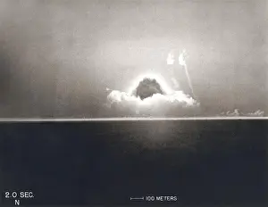 Plutonium: First Atomic Explosion on July 16, 1945. Photograph