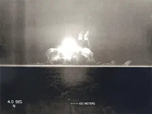 Plutonium: First Atomic Explosion on July 16, 1945. Photograph