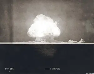 Plutonium: First Atomic Explosion on July 16, 1945. Photograph