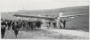 Starting: First Attempt to Fly Across the English Channel 1909