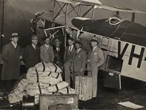 Superintendent: The first Australia to England air mail