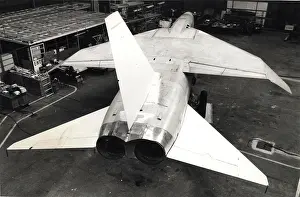 Weybridge: The first BAC TSR-2 in final assembly at Weybridge