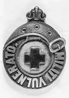 Brooch: The first badges of the Red Cross, 1866