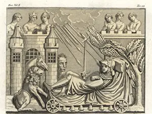 Verico: First bas-relief of a 12th century sarcophagus