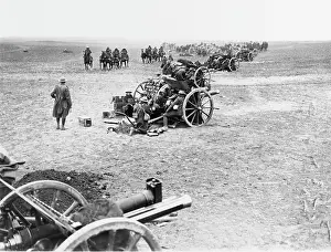 Batteries: First Battle of Arras 1918