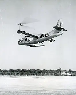 The first Bell XV-3 tiltrotor, 54-147