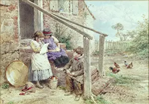 Myles: Her First Book ' children on steps