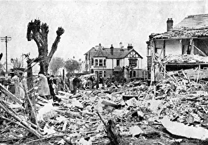 Reduced: The first British casualties of the German bombing