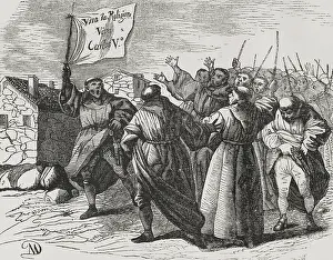 Borbon: First Carlist War (1833-1840). Monastic uprising