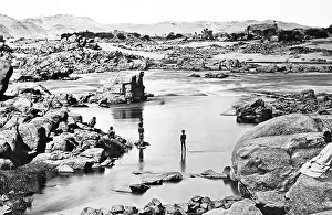 Cataract: First cataract on the River Nile, Egypt, Victorian period