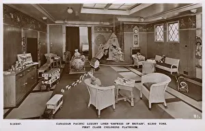 Playroom: First Class Children's Playroom on Empress of Britain