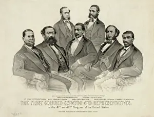 Josiah: The first colored senator and representatives - in the 41st