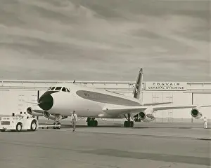 Convair: The first Convair 880 N801TW is rolled out of the Convair