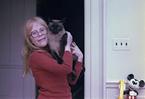 Yang: First daughter Amy Carter with her Siamese cat