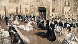 Curtseying: First Drawing Room of the Dublin Season, 1908