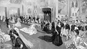 Curtsey: First Drawing Room of the Dublin Season, 1908