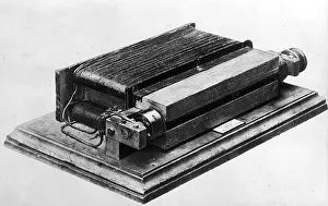The first dynamo machine from Werner von Siemens, 1866
