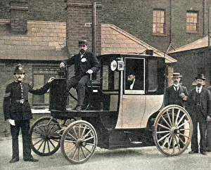 Licensed: First electric cab licensed in London
