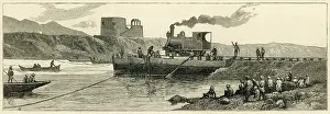 Indus: First engine for the Peshawur Railway, India