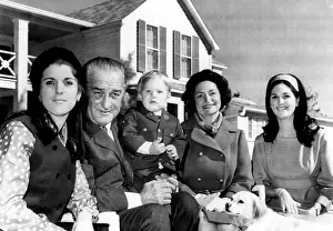 Fredericksburg: The first family pose for pictures on the ?