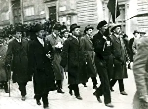 Fascist: The first Fascist Congress, Rome, 1919. Benito