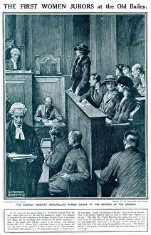 First female jurors at the Old Bailey 1921
