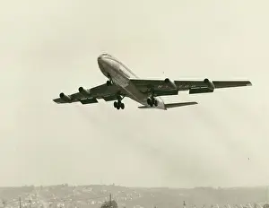 Renton: The first flight of the Boeing Dash 80 N70700 from Boeing