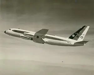 Convair: The first flight of the Convair 880 N801TW from Lindbergh