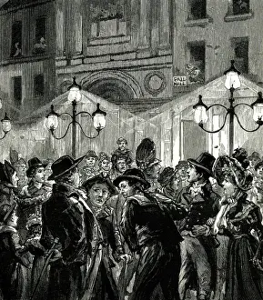 Mall: The First Gaslight in Pall Mall, London