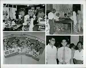 Polls: First general election in Malaya - scenes and posters