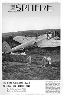 First German plane to fall on British soil, 1939