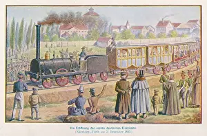 Furth: FIRST GERMAN TRAIN