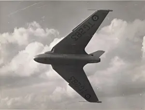 Dh108: The first de Havilland DH108 TG283 from below