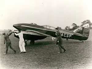 Mollisons: The first de Havilland DH88 Comet G-ACSP Black Magic
