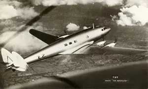 Inset: The first de Havilland DH91 Albatross E-2/G-AEVV