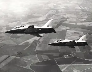 Xx154: The first Hawk XX154 in the air with XX157