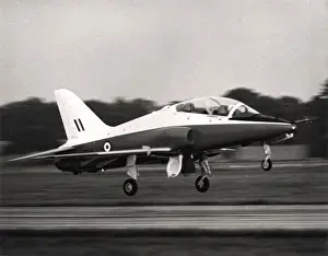 Lasted: The first Hawk XX154 takes to the air for the first time