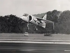 P1127: The first Hawker P1127 XP831 during hovering tests