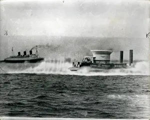 Hovercraft: First hovercraft and liner Queen Mary