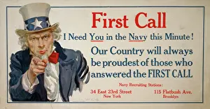 Answered: First call - I need you in the Navy this minute! Our country