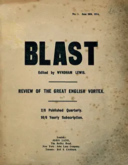 Seminal: First issue of Blast magazine, 1914