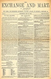 Mart: First issue of Exchange and Mart