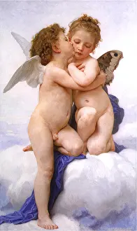 Cupids: The First Kiss, by Bouguereau