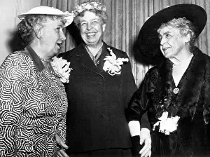 Galt: Three former First Ladies, L-R: Bess Truman, ?