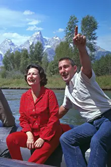 Environmentalist: First Lady, Lady Bird Johnson, rafting down ?